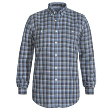 53%OFF メンズスポーツウェアシャツ バーバーキャベルコットンのチェック柄シャツ - （男性用）ボタンダウン、ロングスリーブ Barbour Cabell Cotton Plaid Shirt - Button-Down Long Sleeve (For Men)画像